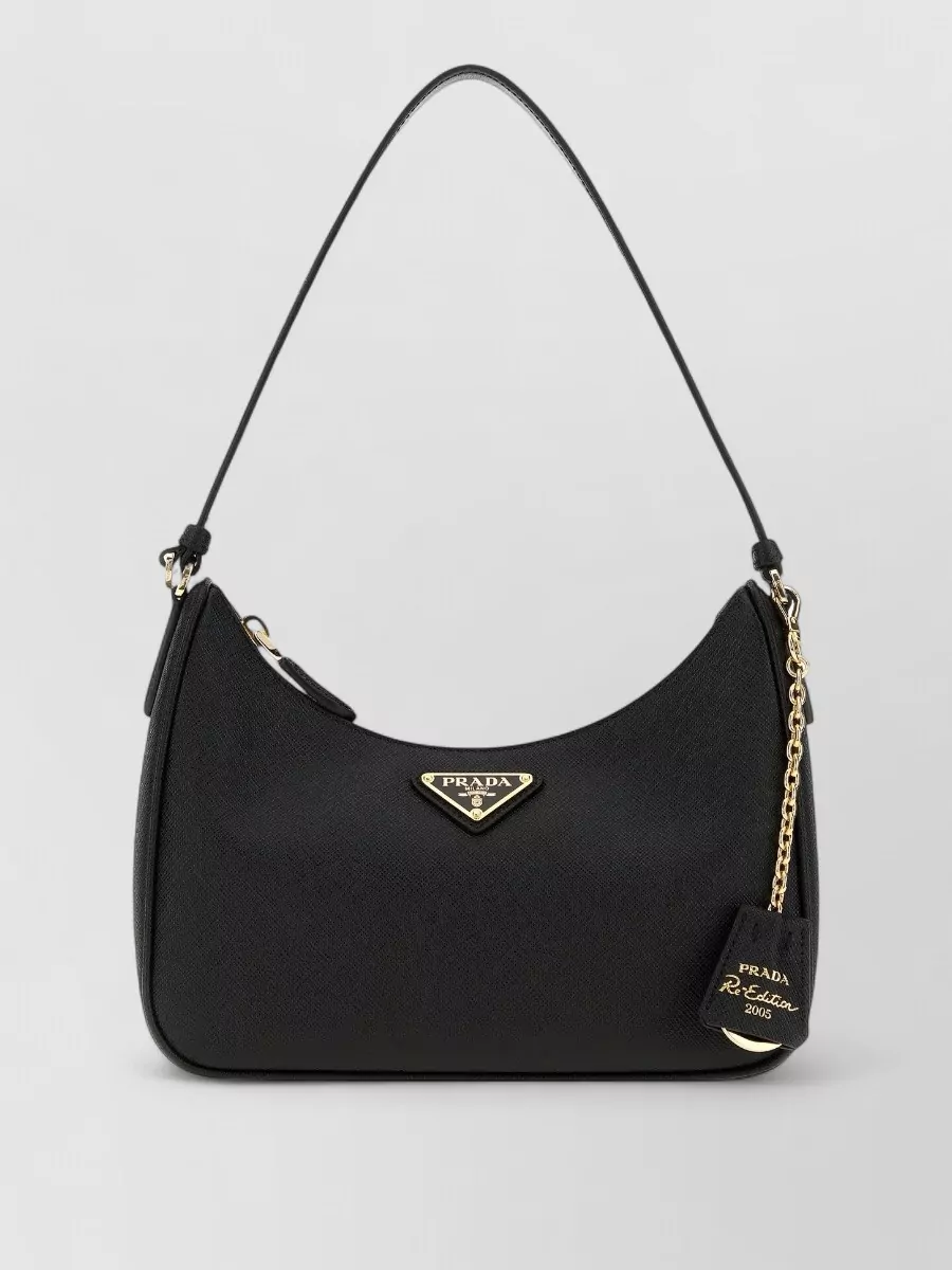Prada re-edition mini leather shoulder bag