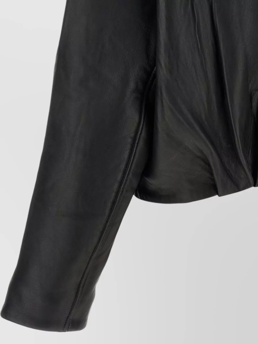 Rotate Birger Christensen Leather Boxy Jacket
