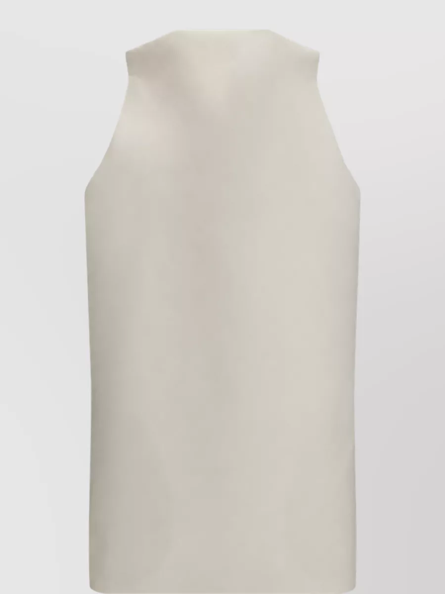 Balenciaga Silk Wool Sleeveless Mini Dress