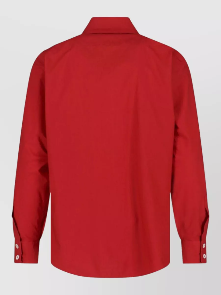 Aspesi Long Sleeve Shirt Button Down Collar Pockets