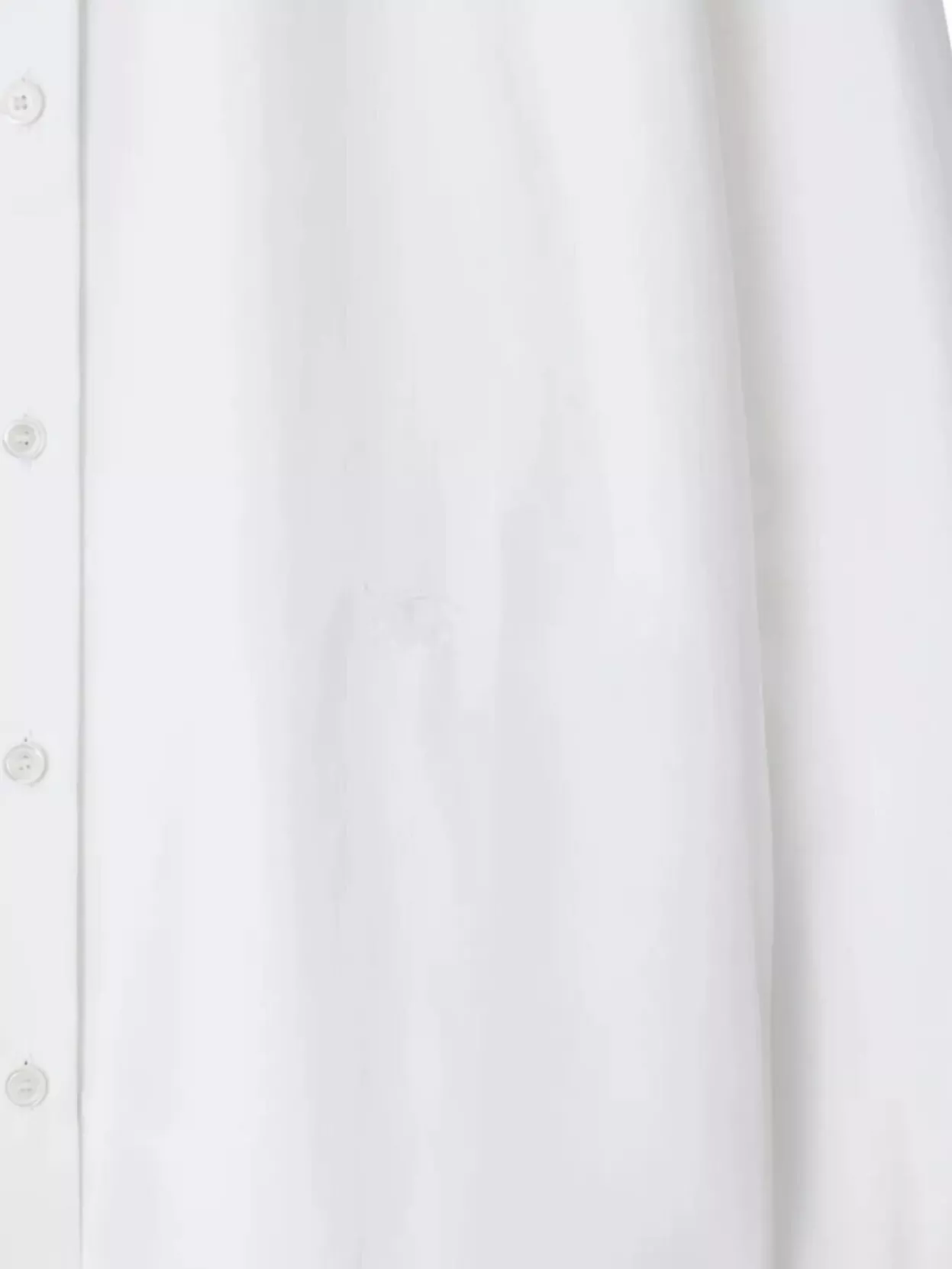 Burberry Cotton Poplin Shirt With Check Pattern Detail
