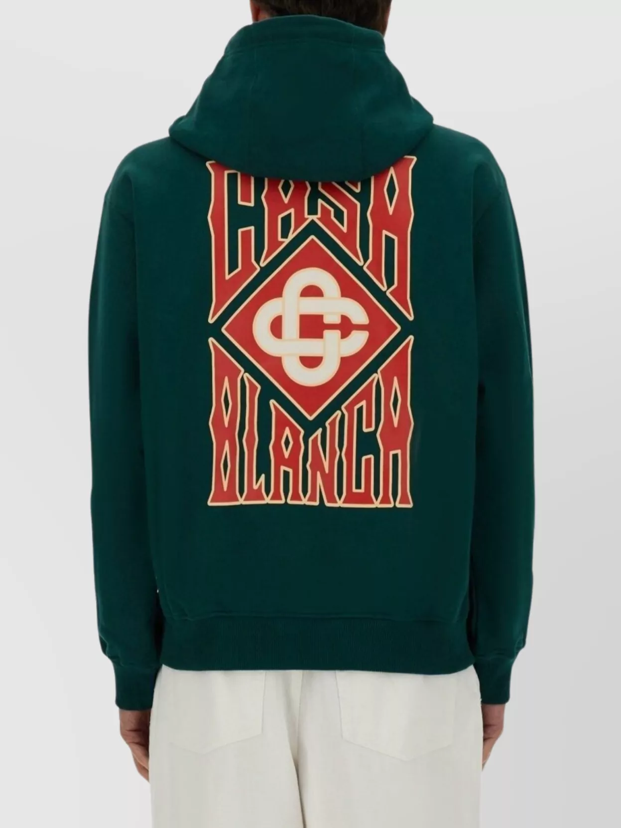 Casablanca Stacked Logo Hooded Sweatshirt