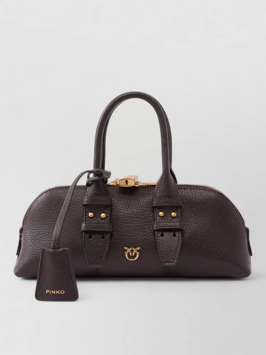 Pinko love bag sheep leather shoulder bag
