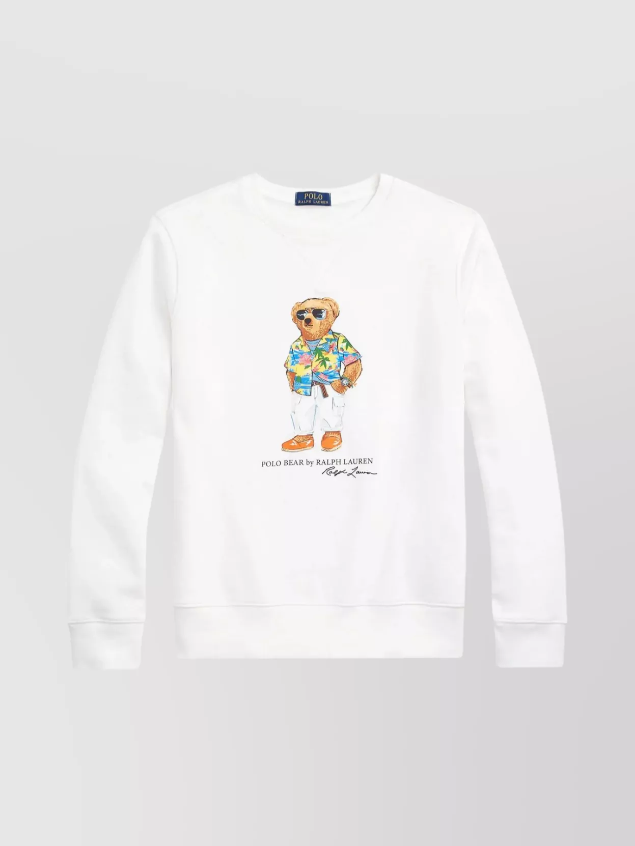 Shop Polo Ralph Lauren Bear Graphic Crewneck Sweatshirt