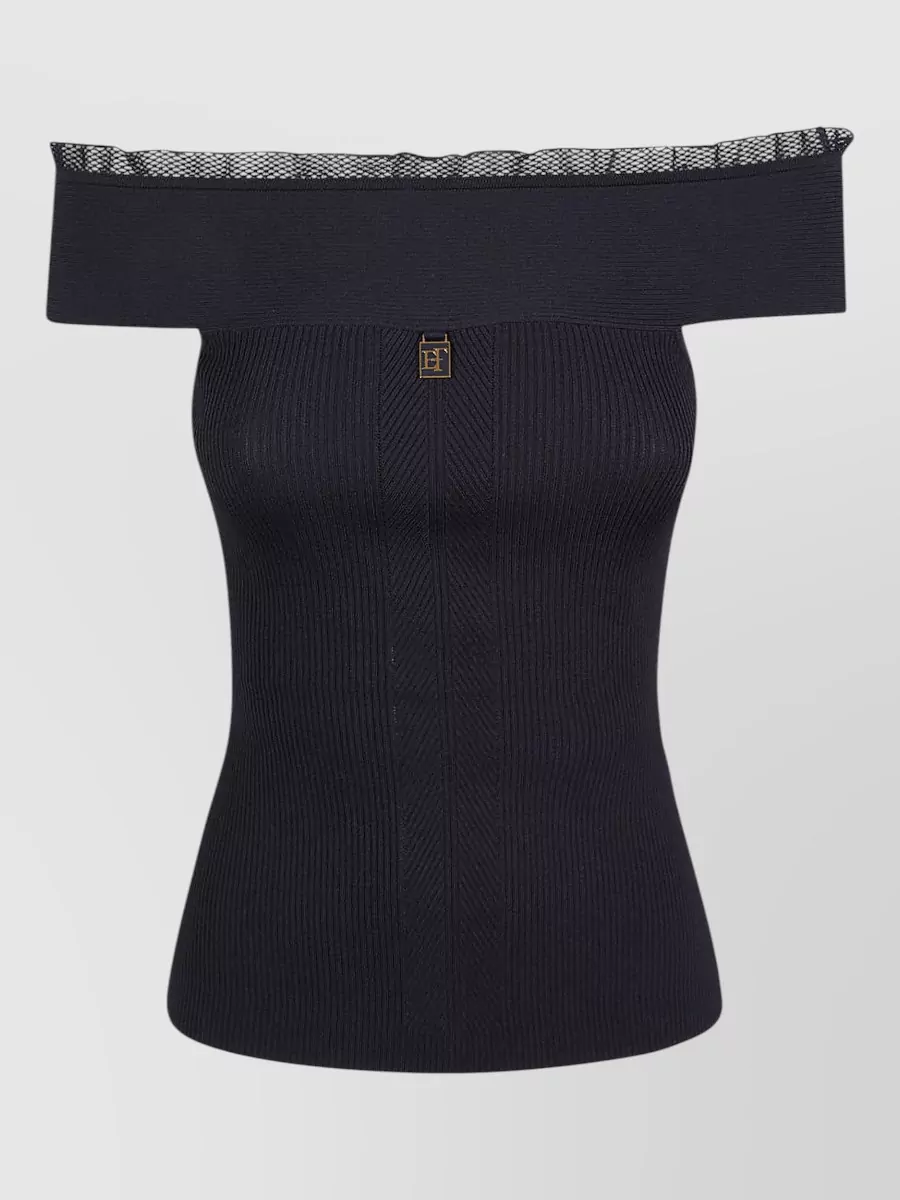Elisabetta Franchi Fine-Knit Top