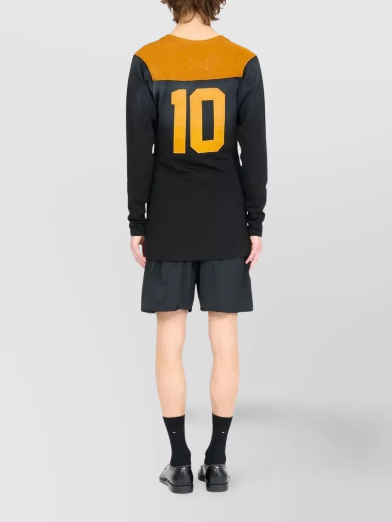 Maison Margiela Long Sleeve T-Shirt With Number 10 Print