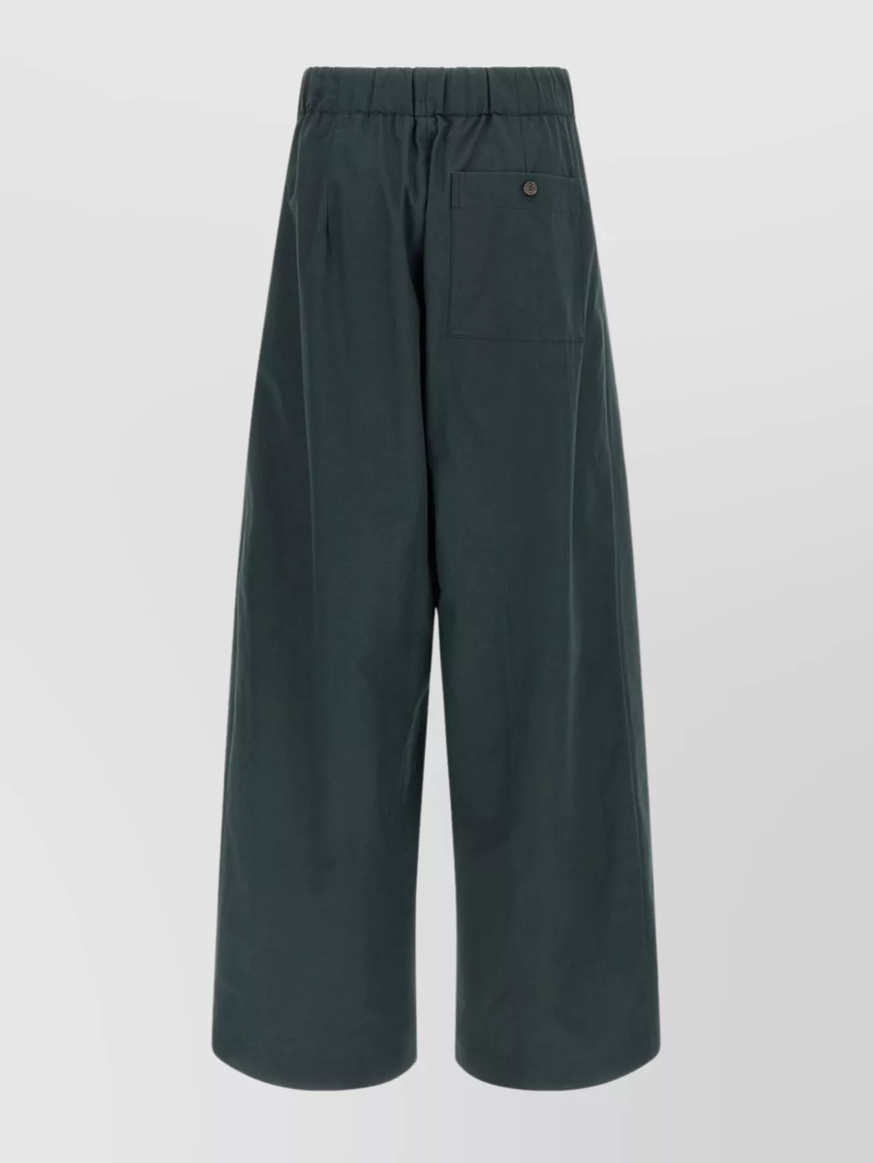 Dries Van Noten Comfortable Trousers With Elastic Waistband And Back Pocket In Gray