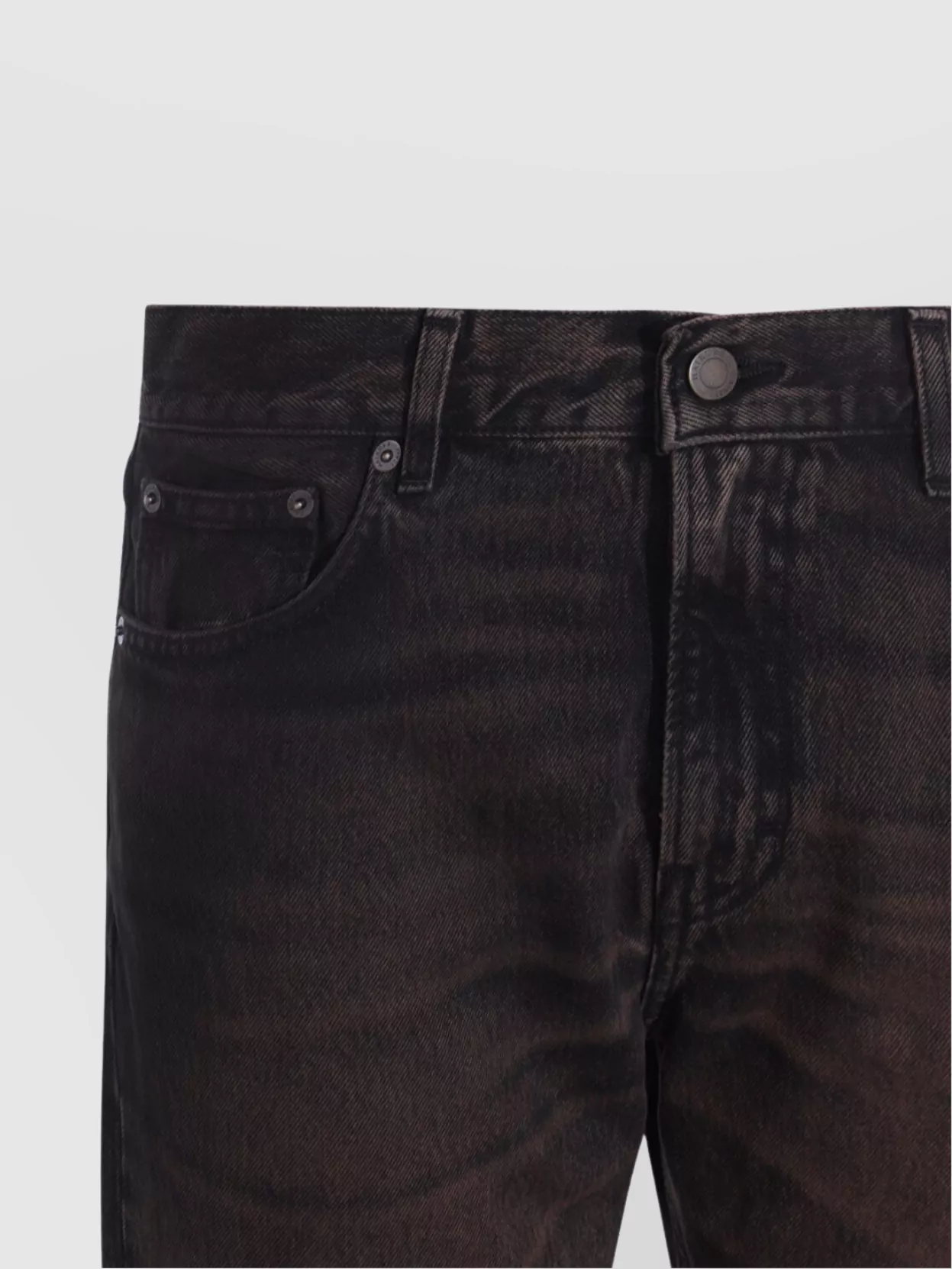Haikure Flared Leg Trousers With Belt Loops
