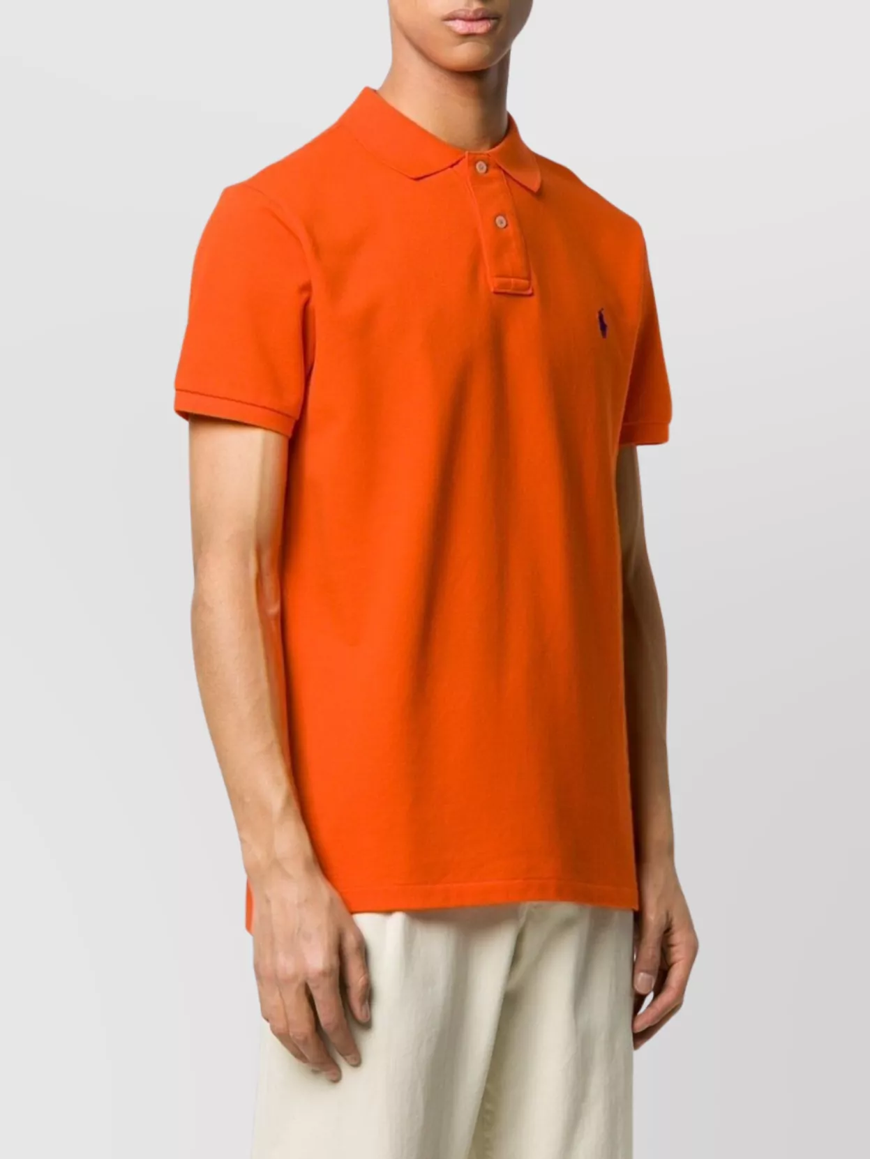 Ralph Lauren Knit Logo Polo Collar Short Sleeve Vest