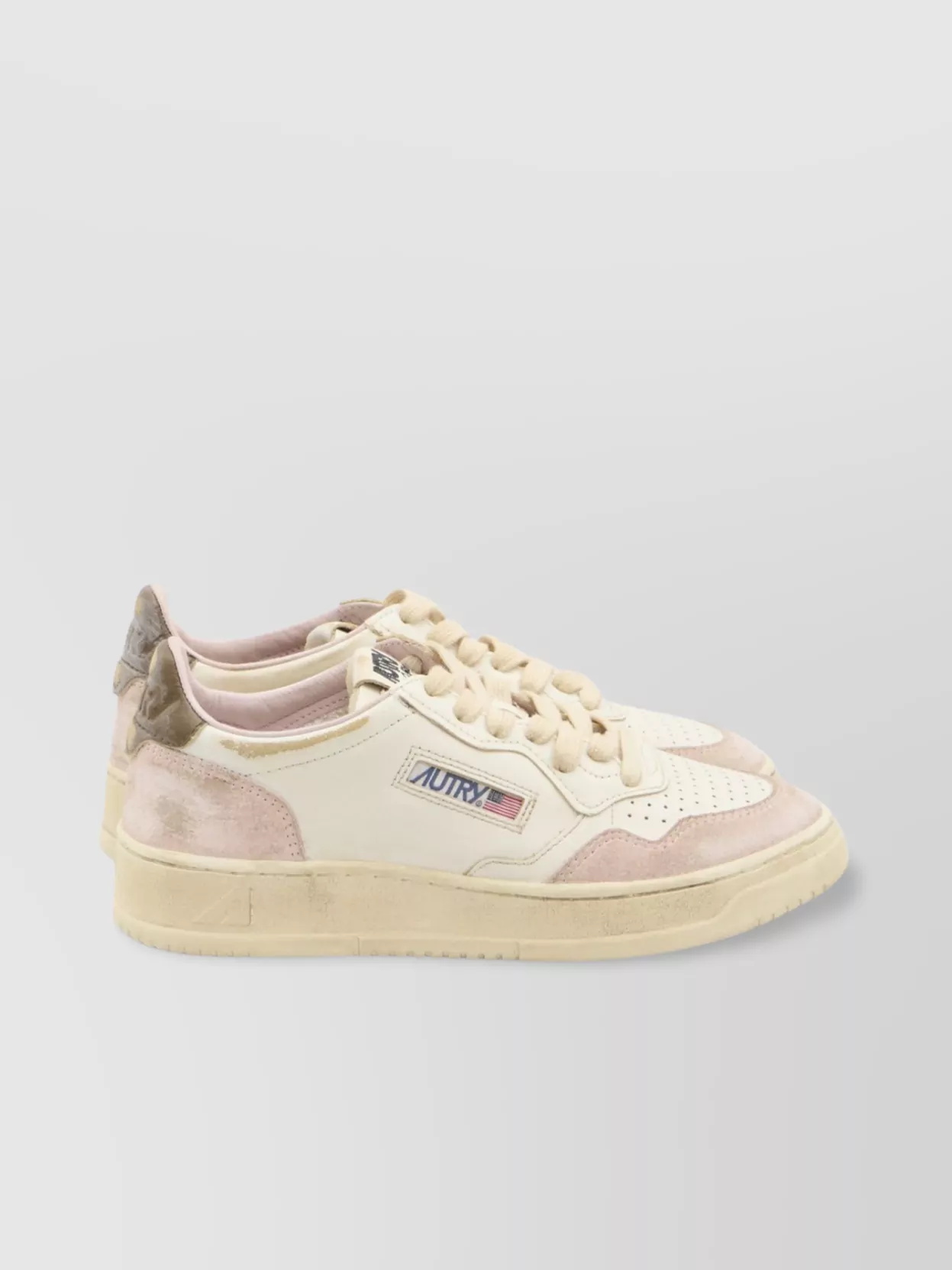 Autry Vintage Low-Top Leather Sneakers
