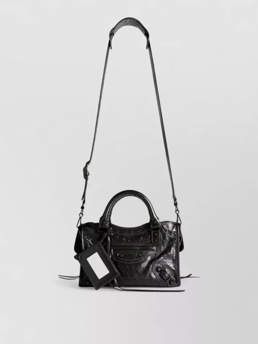 Balenciaga Le City Mini Leather Shoulder Bag