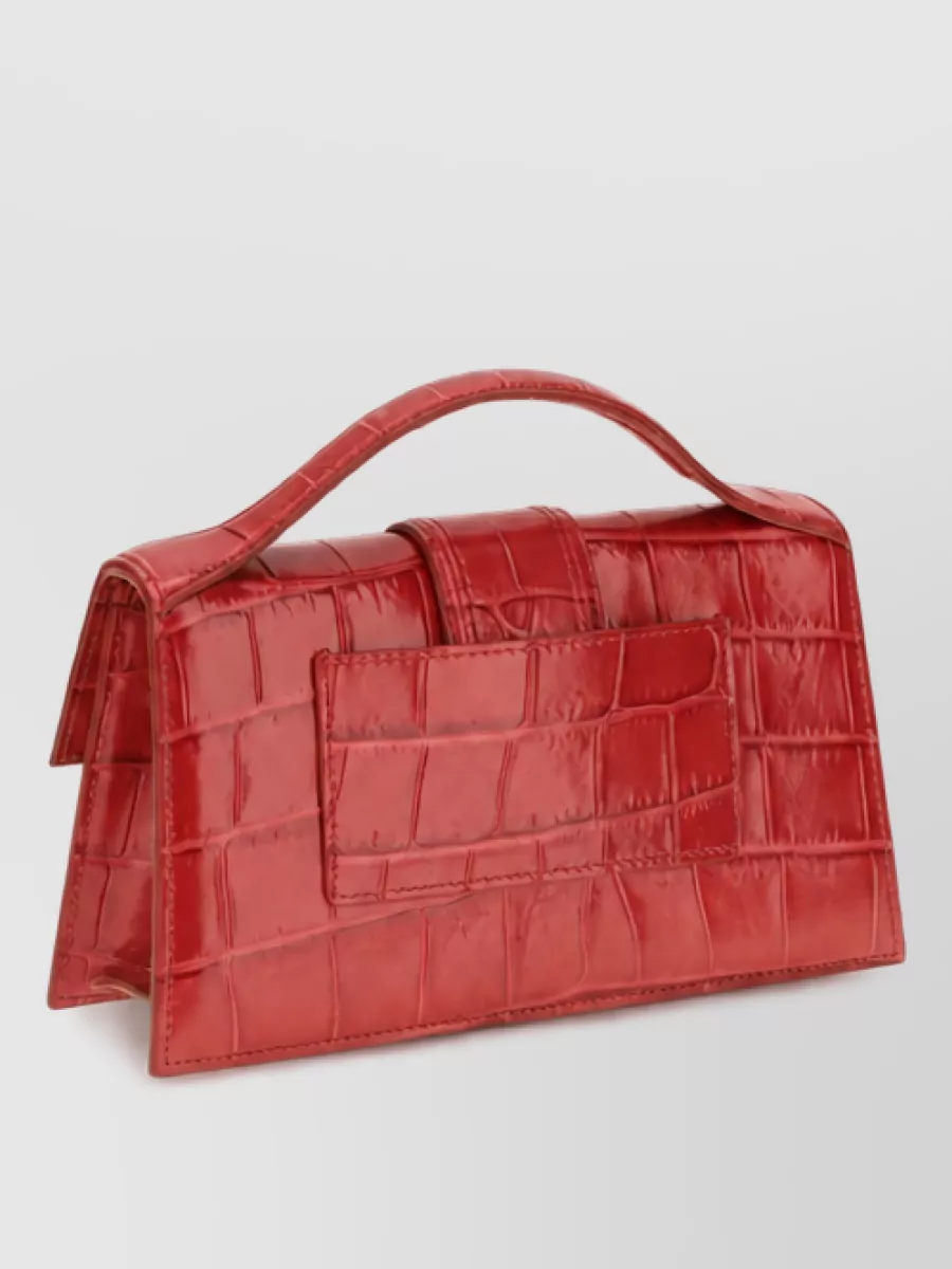 Jacquemus Le Grand Bambino Leather Clutch Bag