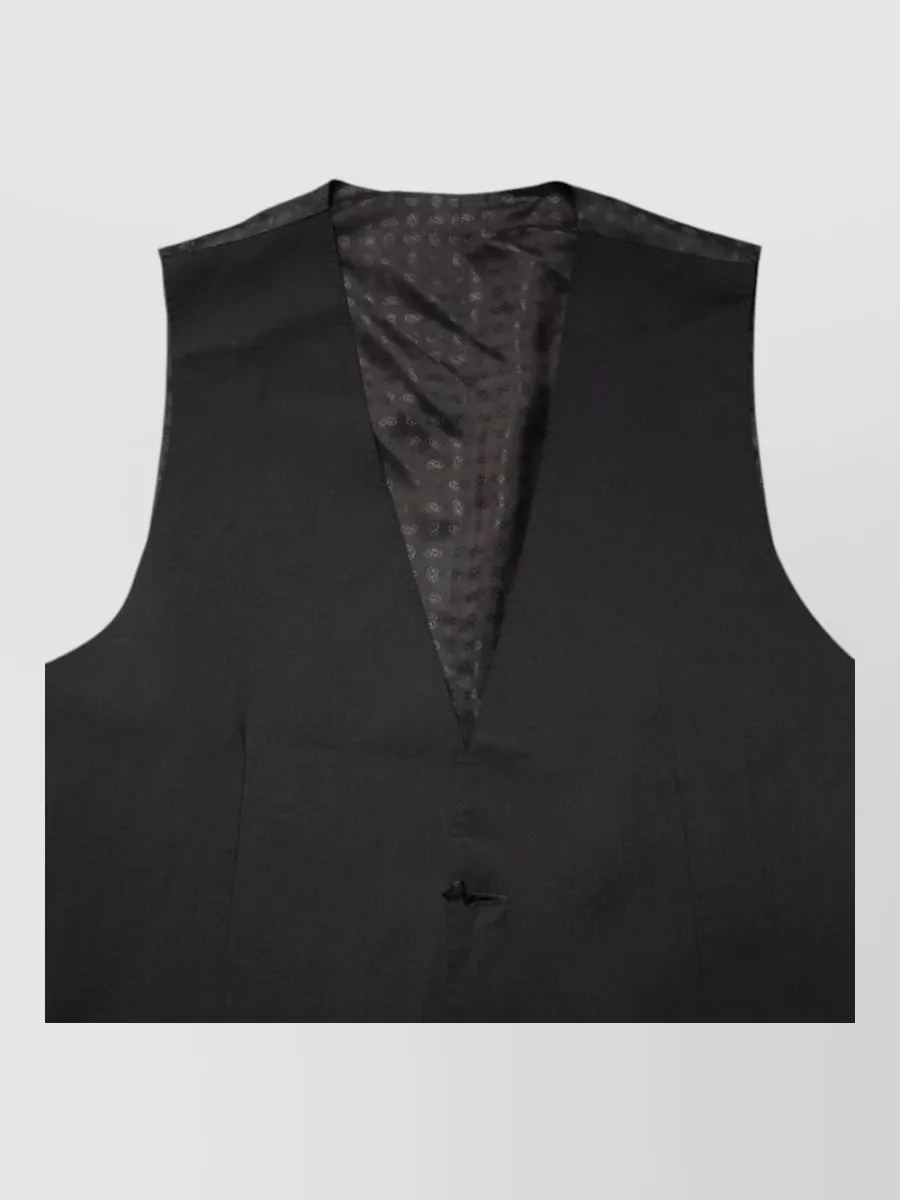 Dolce&Gabbana Wool Silk Waistcoat