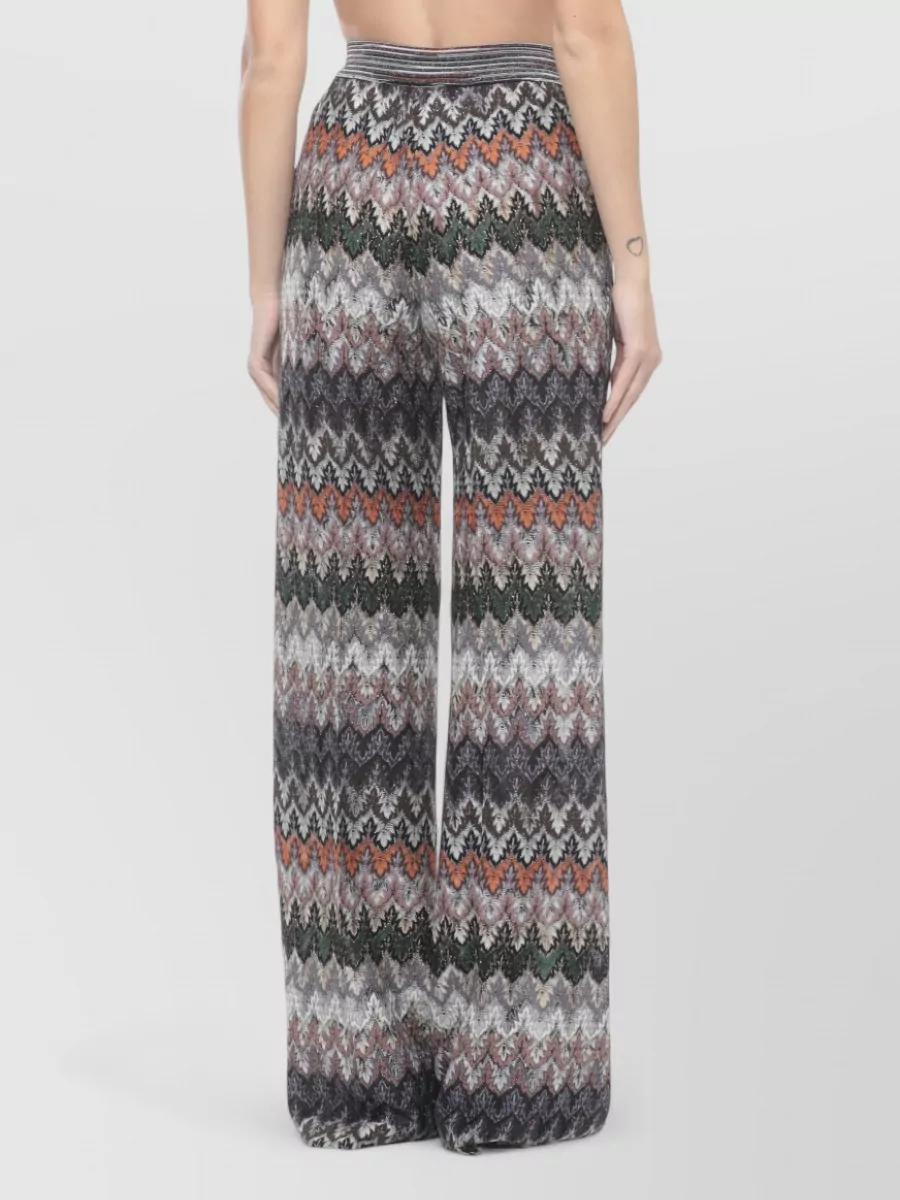 Missoni Printed Wide-Leg Trousers