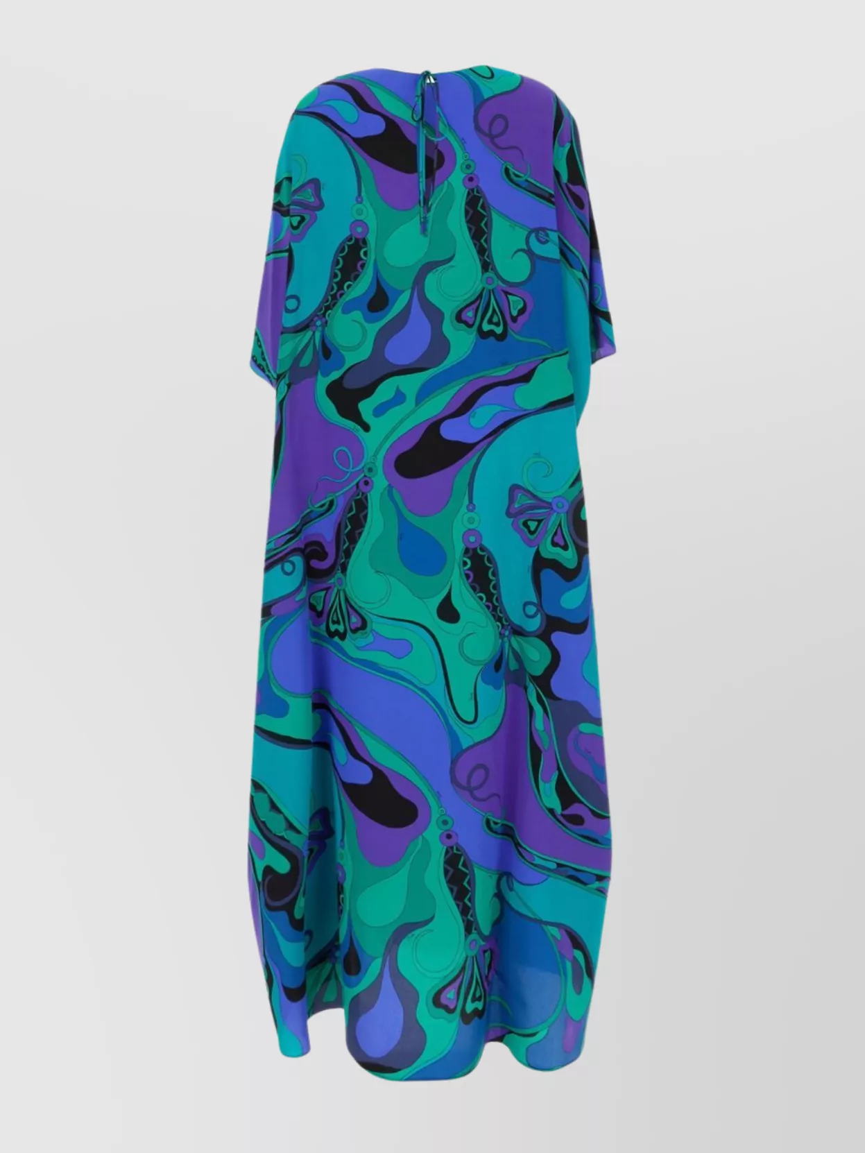 Pucci Silk Dress With Printed Abstract Pattern