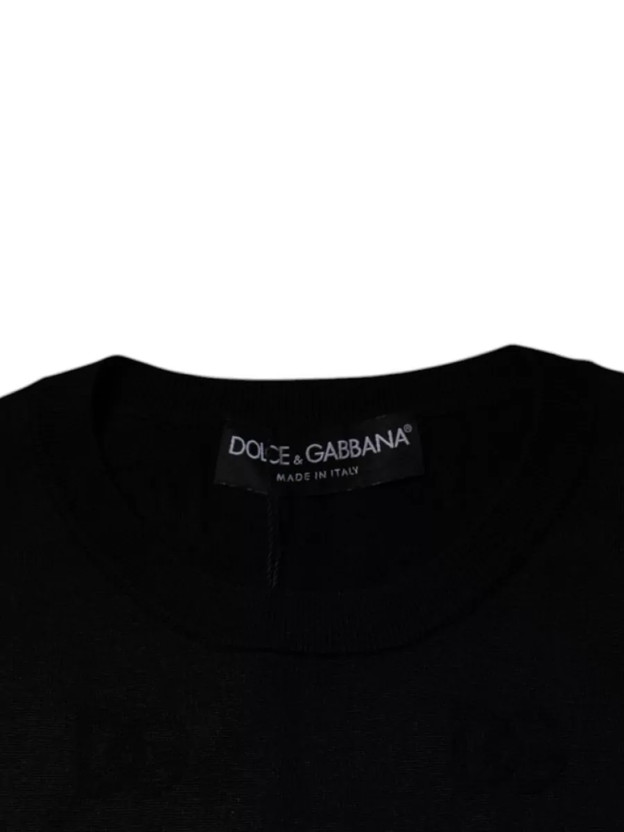 Dolce&Gabbana Silk Sleeveless Round Neck Top