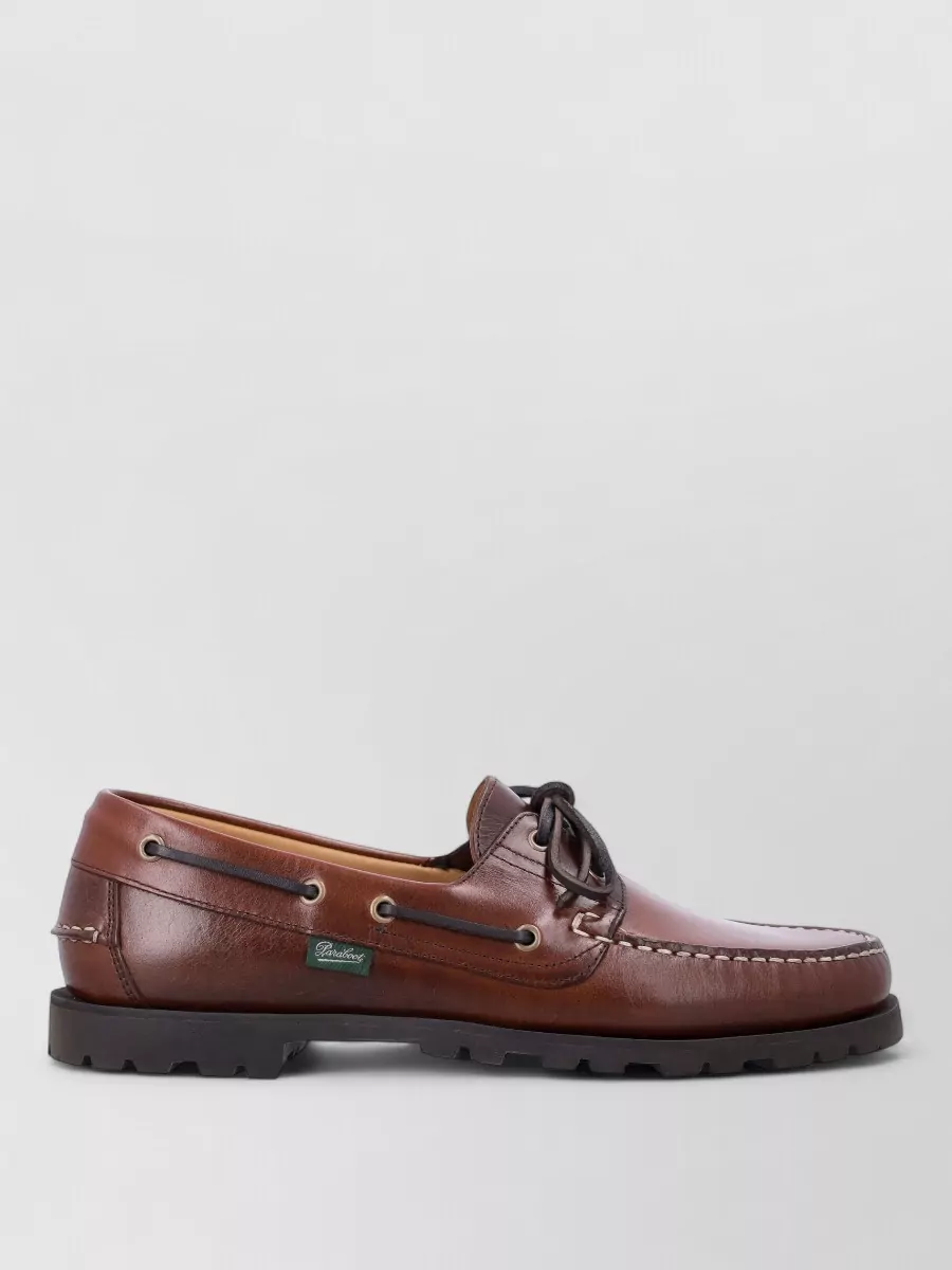 Paraboot Leather Malo Boat Shoes