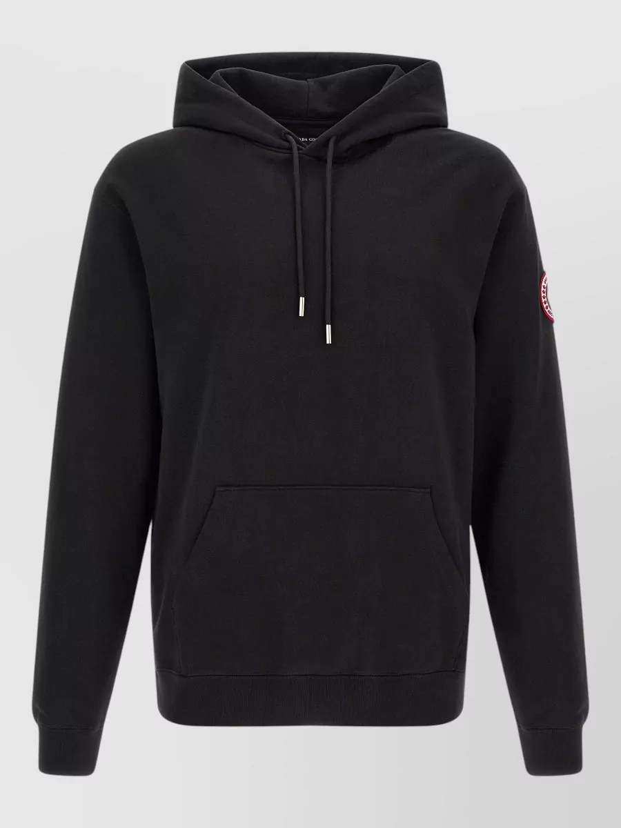 Canada Goose cotton logo-patch hoodie