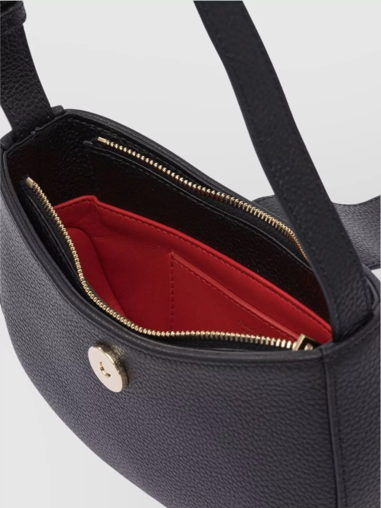 Ferragamo Textured Finish Shoulder Bags With Adjustable Strap