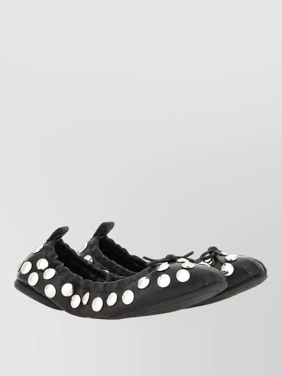 Hogan Leather Ballerina Shoes