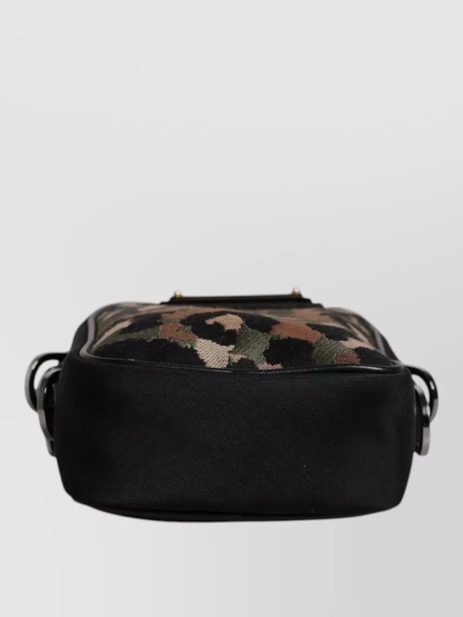 Dolce&Gabbana Calfskin Camouflage Crossbody Bag
