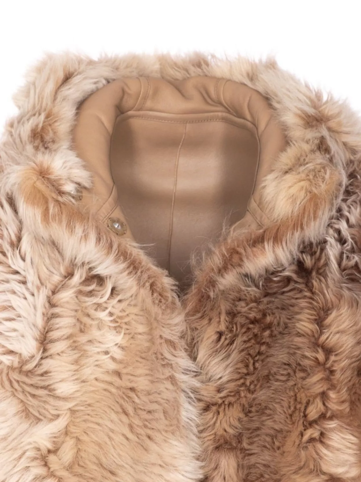 Yves Salomon Fur Hooded Jacket With Soft Faux Texture