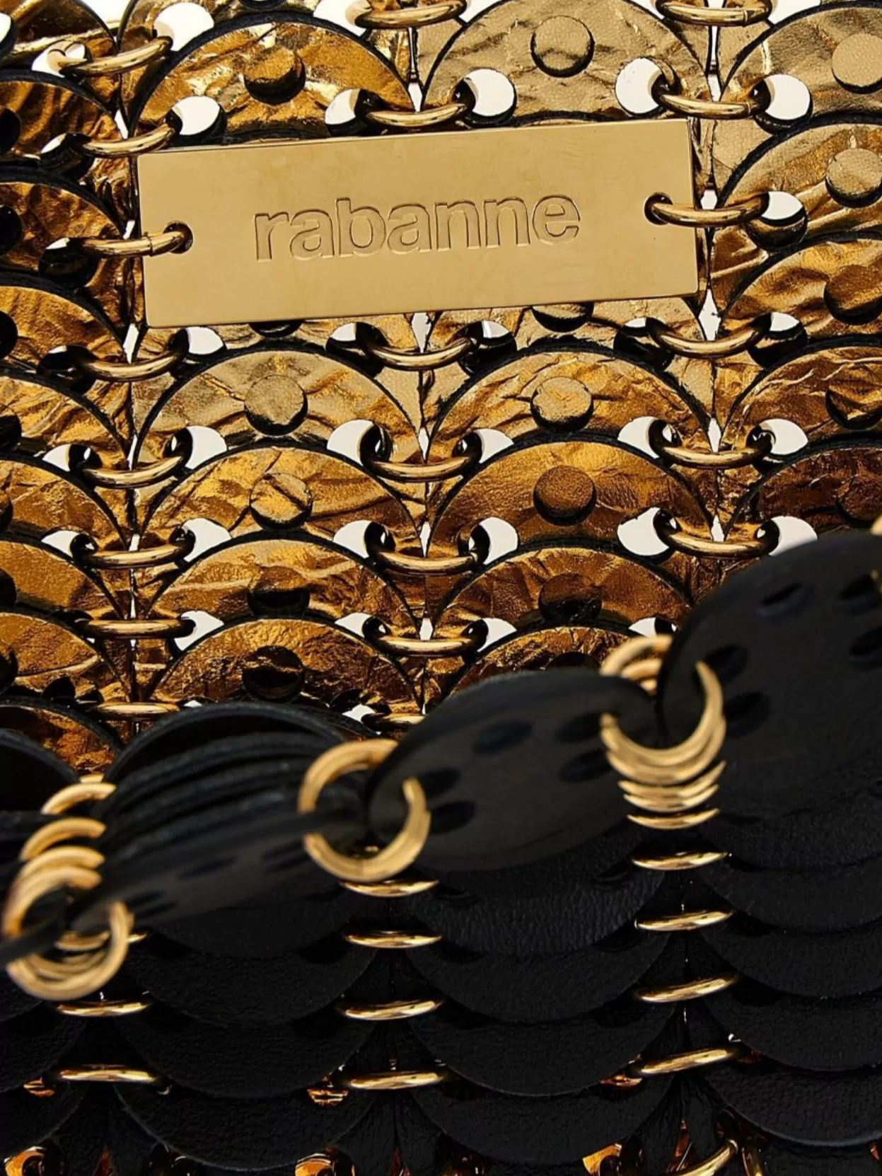 Paco Rabanne Reversible Shoulder Strap Chainmail Design