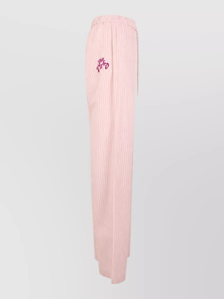 The Attico Cotton Poplin Relaxed-Fit Pyjama Trousers