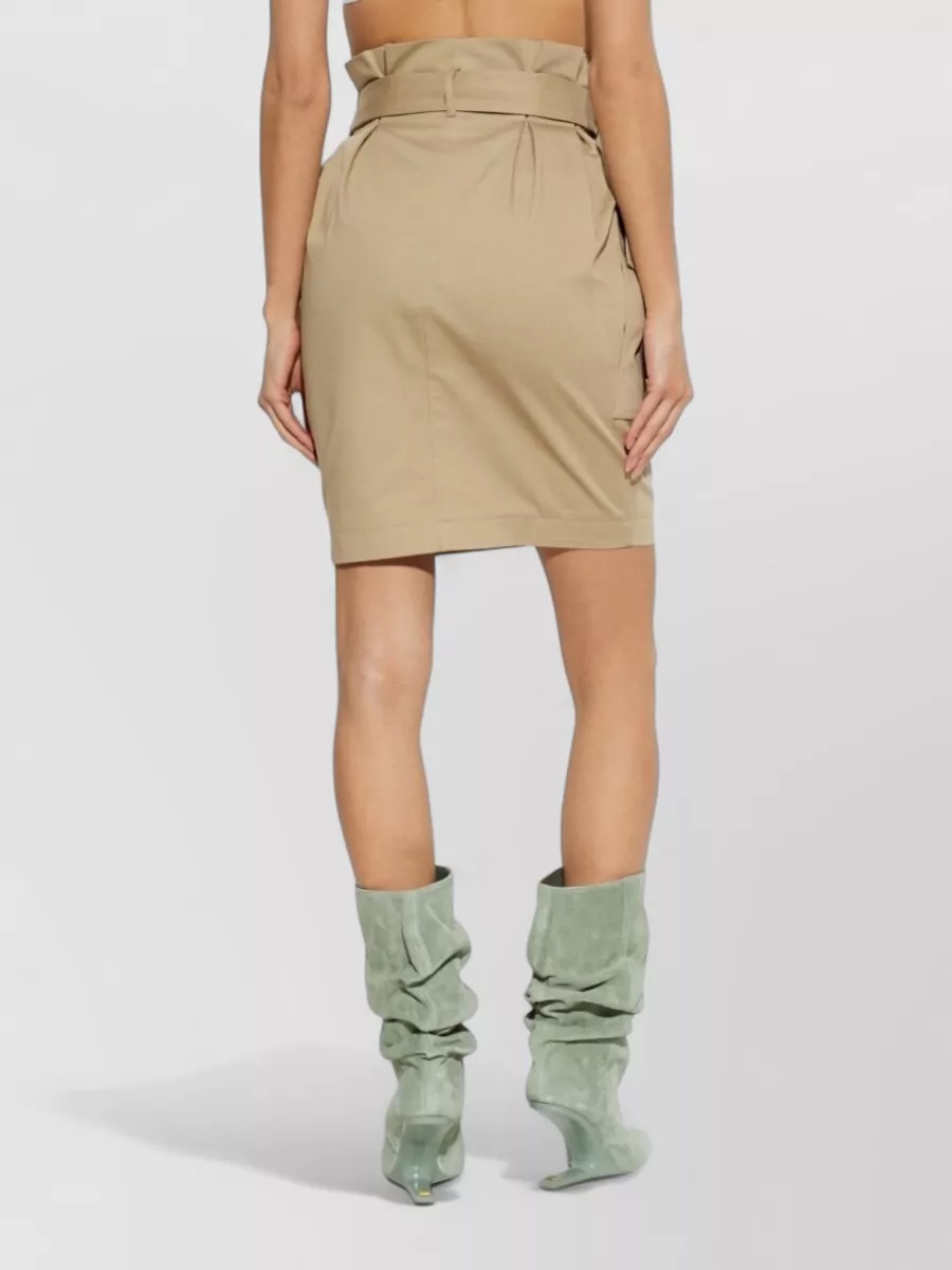 Balmain High-Rise Knee-Length Skirt