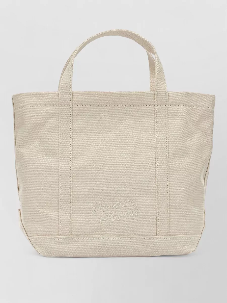 Maison Kitsuné Canvas Tote Bag