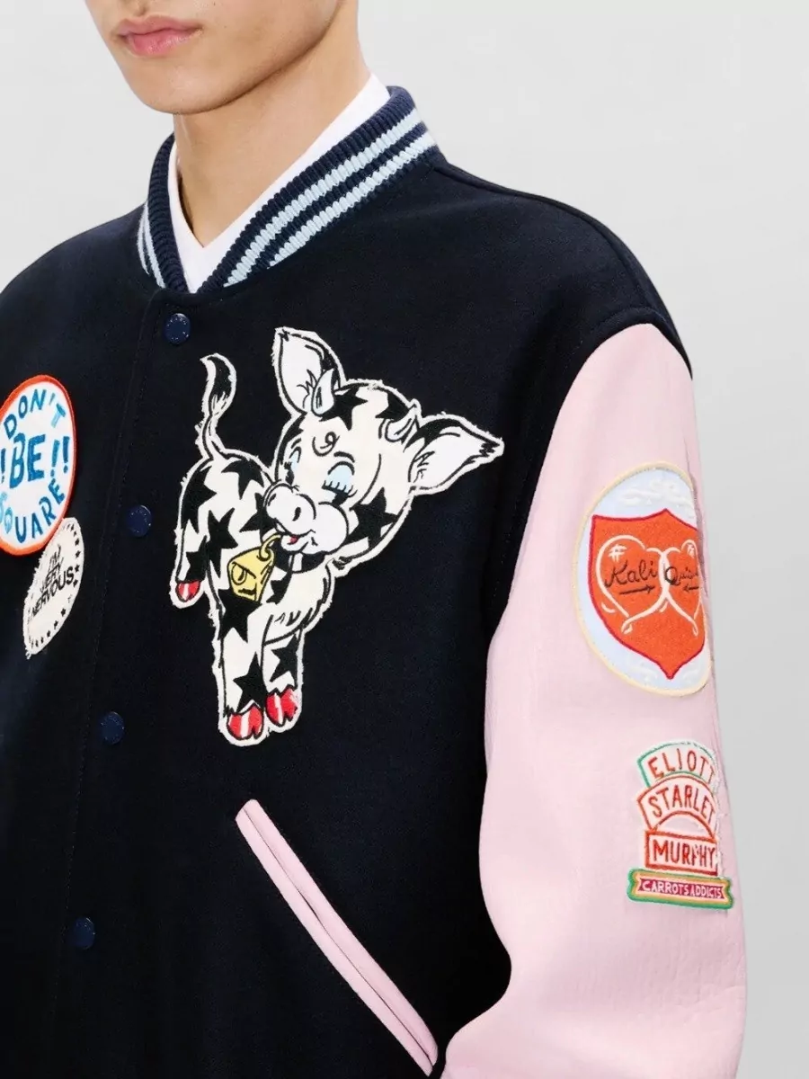 Kenzo Wool Varsity Bomber Jacket