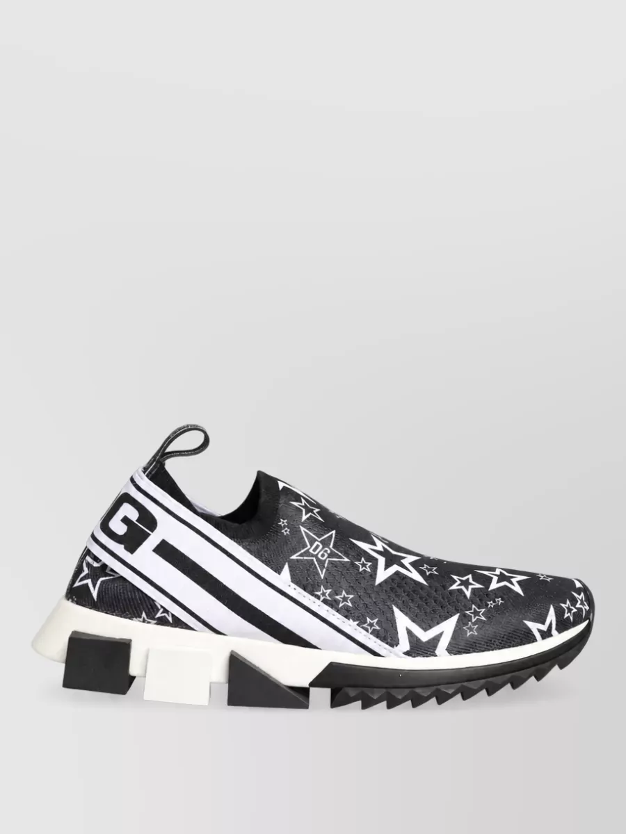 Dolce&Gabbana Logo-Print Slip-On Sneakers