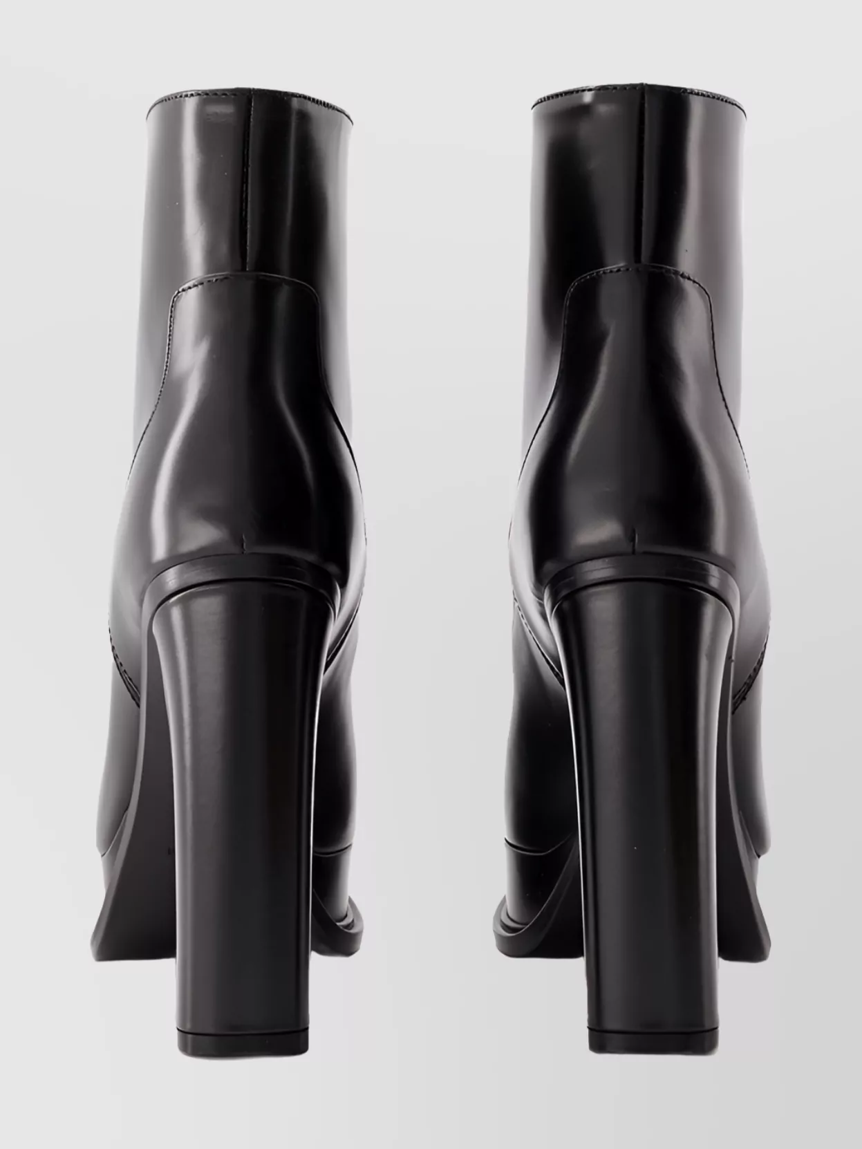 Alexander Mcqueen 10 Cm Heel Ankle Boots Smooth Lambskin