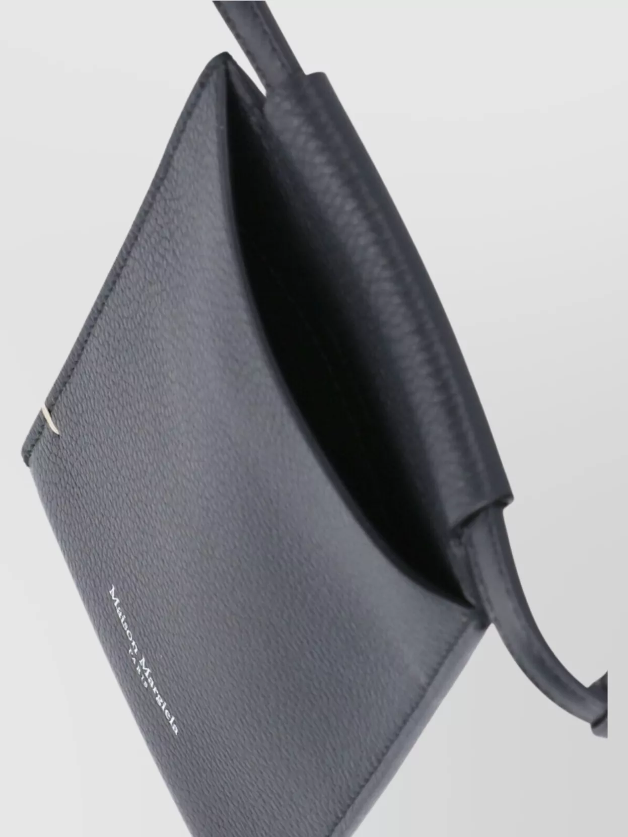Maison Margiela Rectangular Textured Shoulder Bag With Adjustable Strap