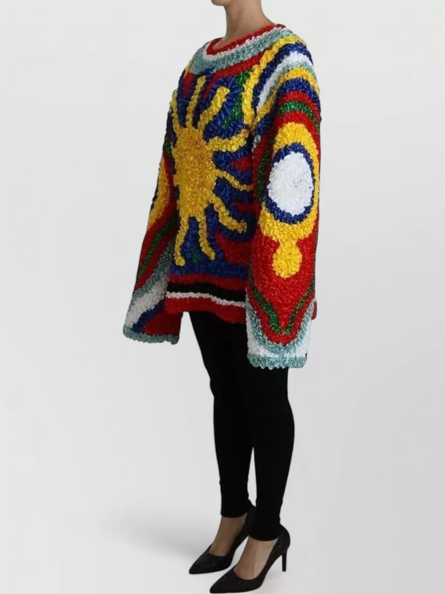 Dolce&Gabbana Ruffled Oversized Sweatshirt