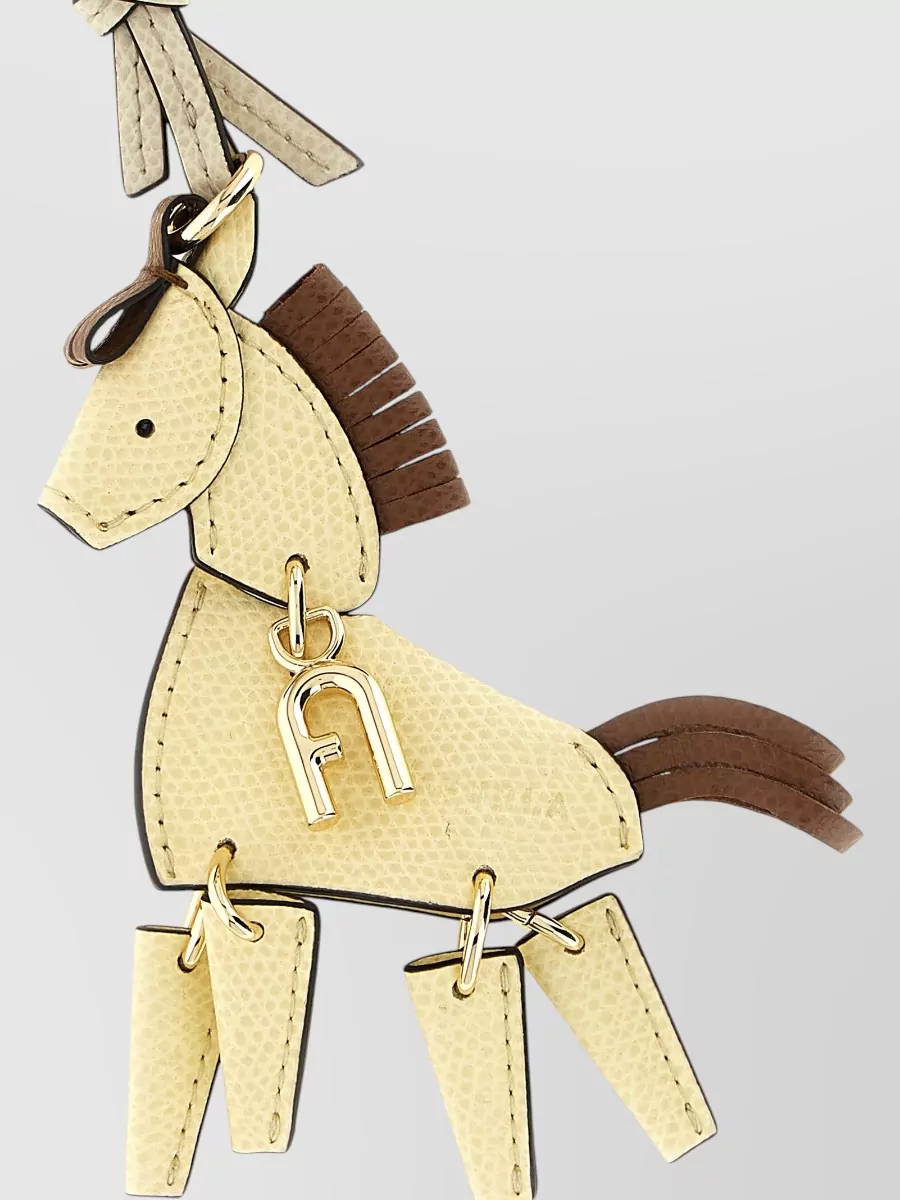 Furla Leather Horse Charm