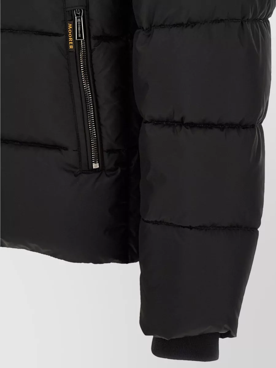 Moorer Cashmere Wool Quilted Puffer Jacket