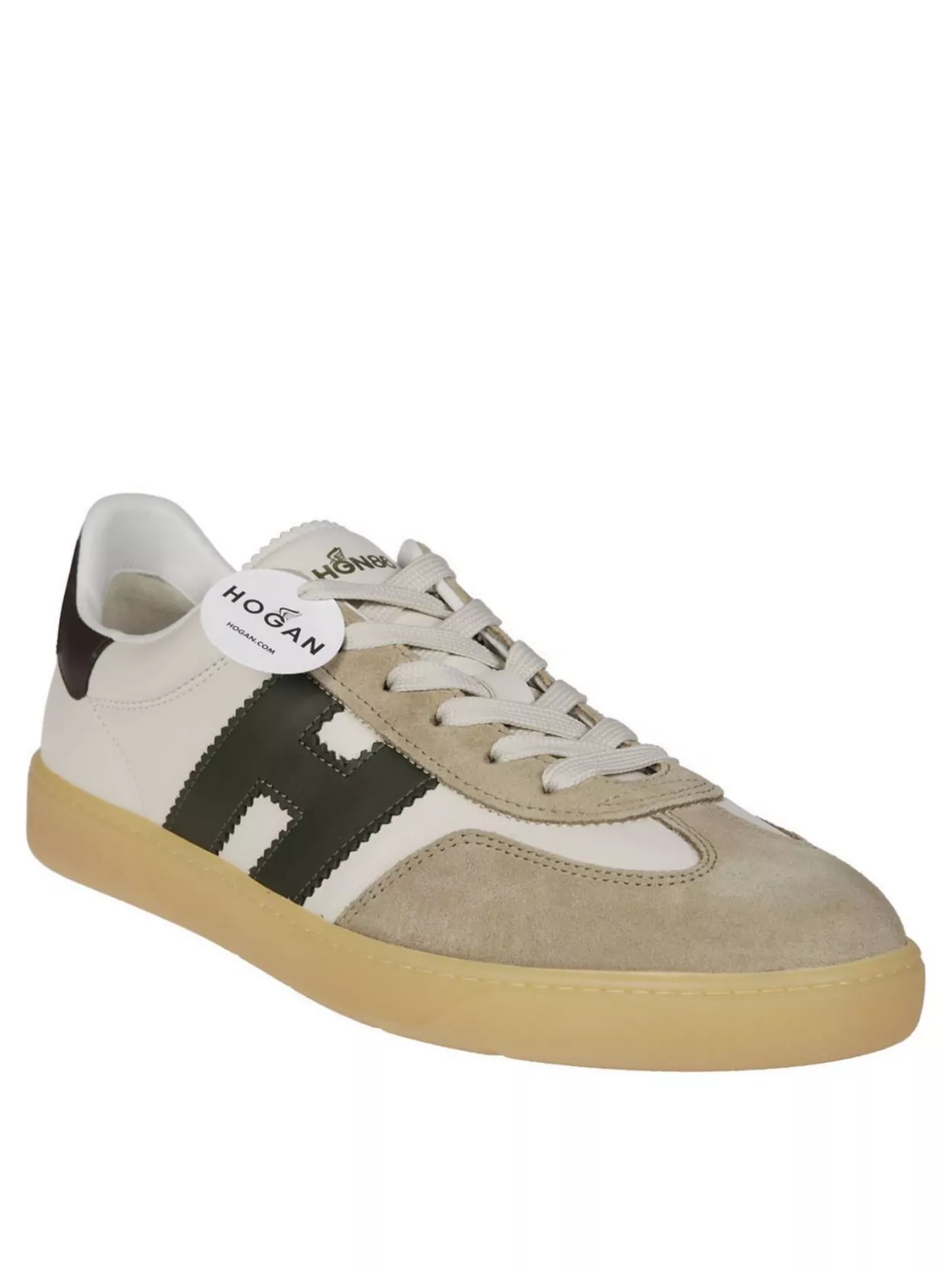Hogan Lace-Up Low-Top Sneakers Featuring Suede Accents