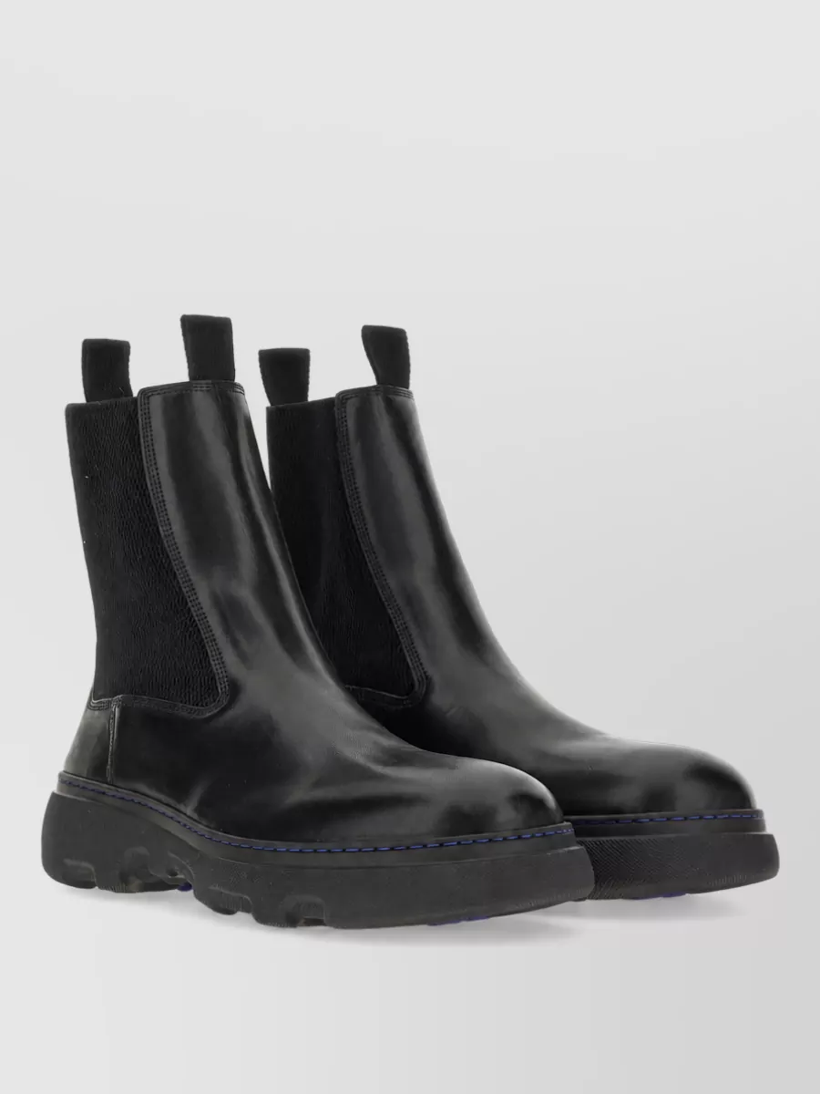 Burberry leather boots