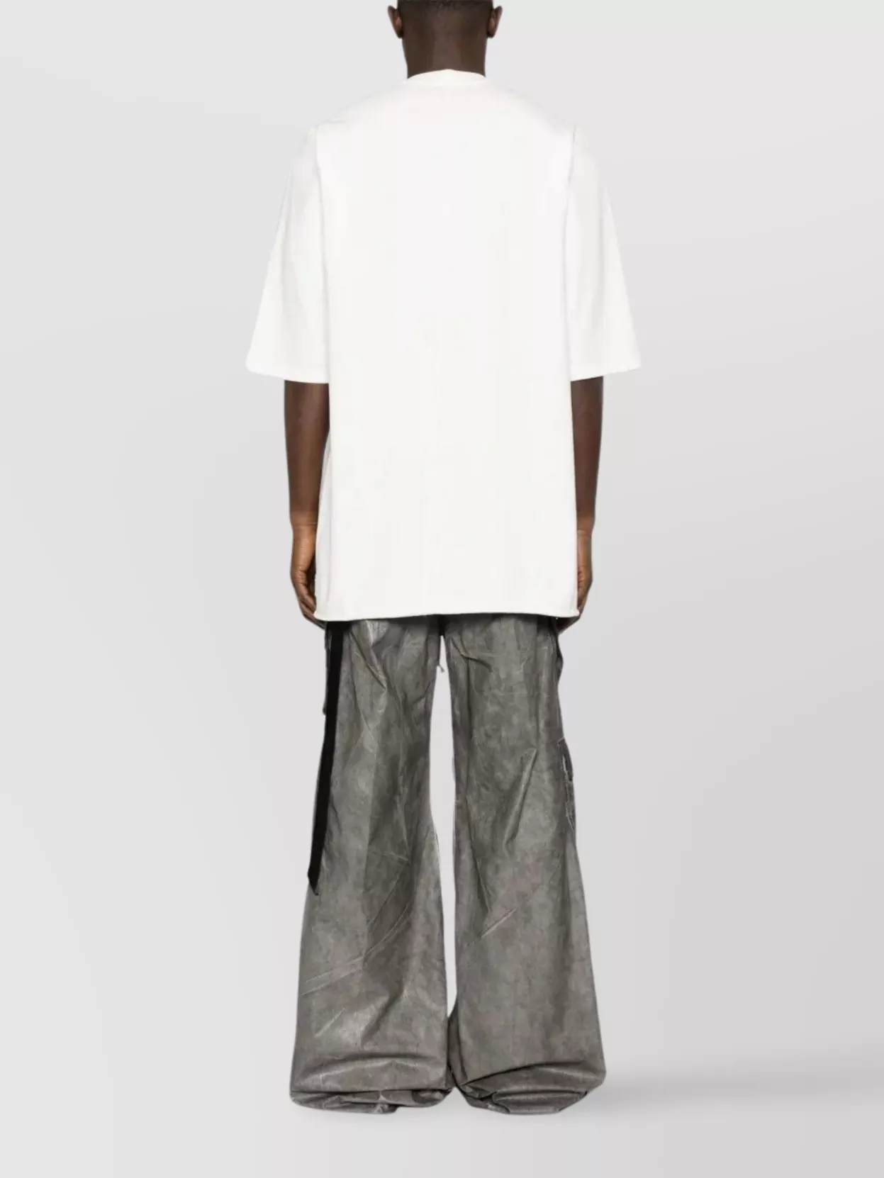 Rick Owens Drkshdw Oversized Crew Neck T-shirt With Graphic Print