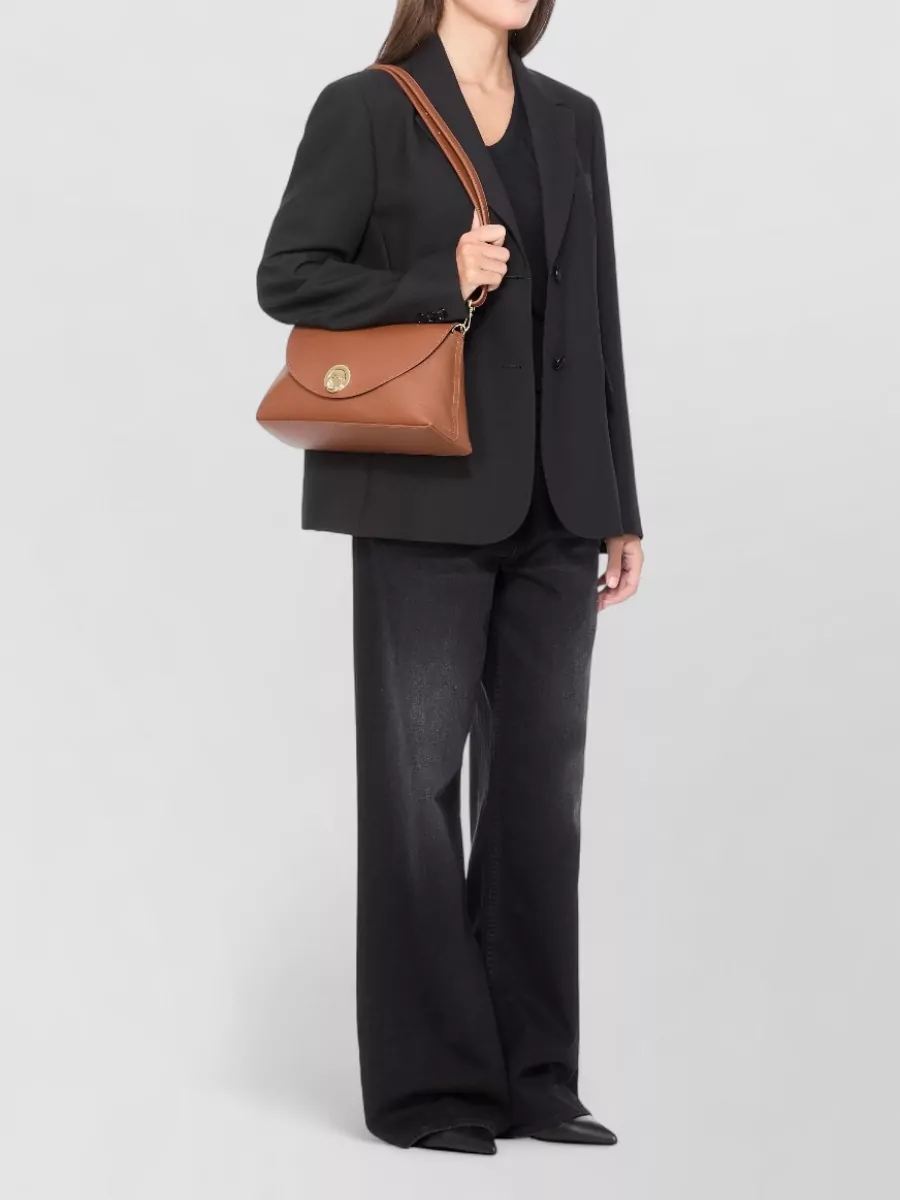Coccinelle Pebbled Leather Shoulder Bag