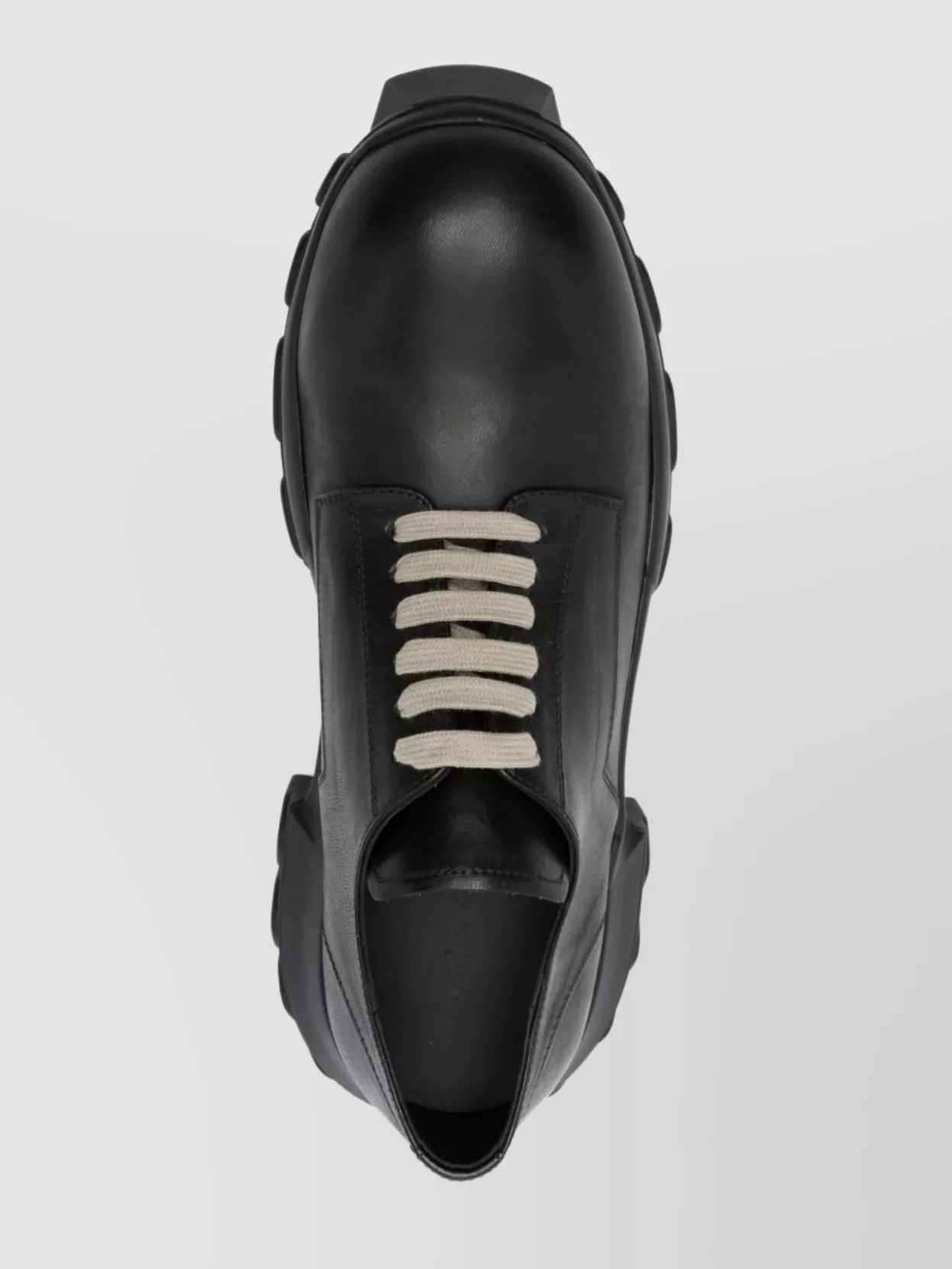 Rick Owens Tractor Derby Shoes With Chunky Rubber Sole