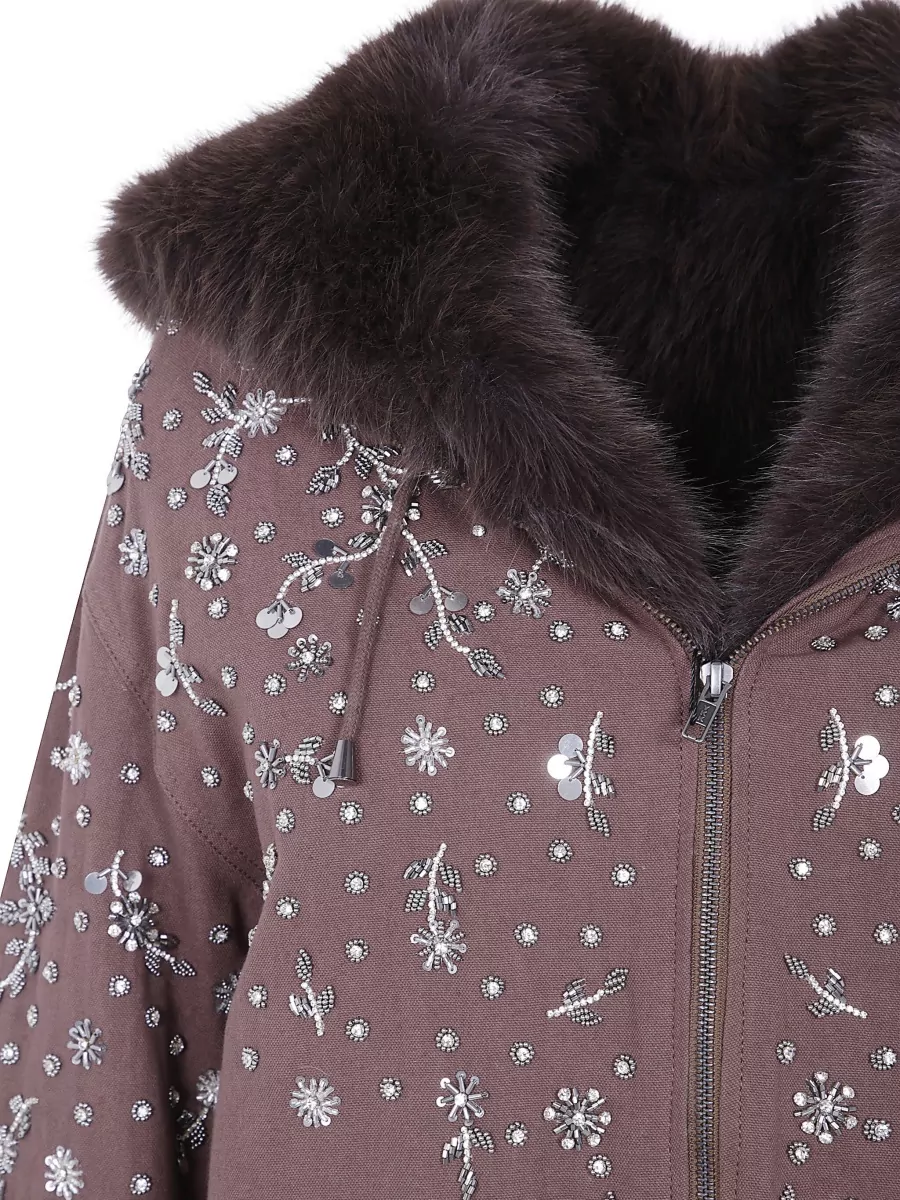 Drhope Canvas Fur Jacket