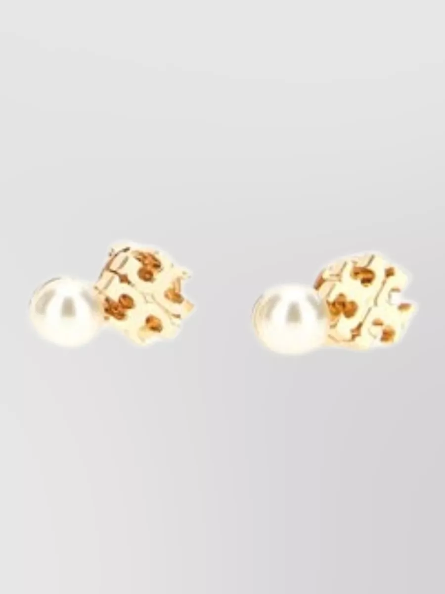 Tory Burch brass moondance earrings