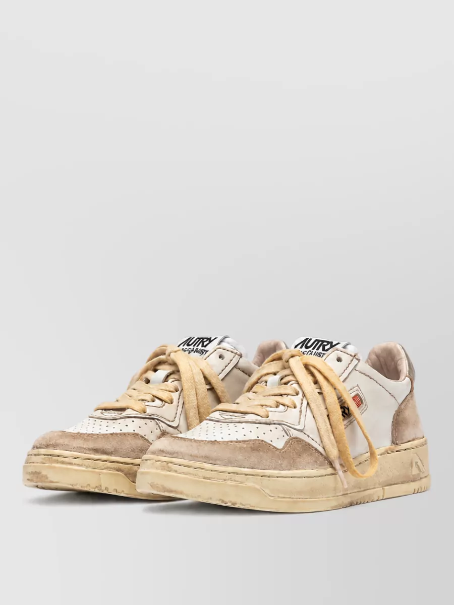 Autry leather lace-up sneakers