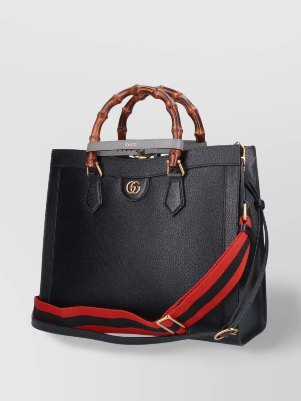 Gucci Tote Bag With Bamboo Handles And Detachable Strap