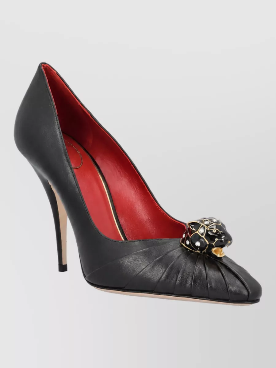 Valentino Garavani Leather High-Heel Pumps