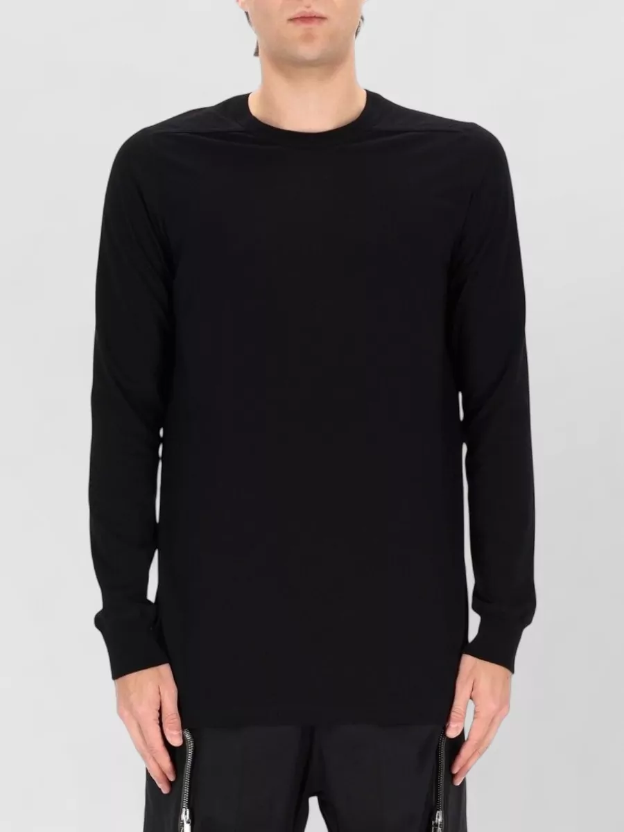 Rick Owens Level Long Sleeve Crew Neck T-Shirt