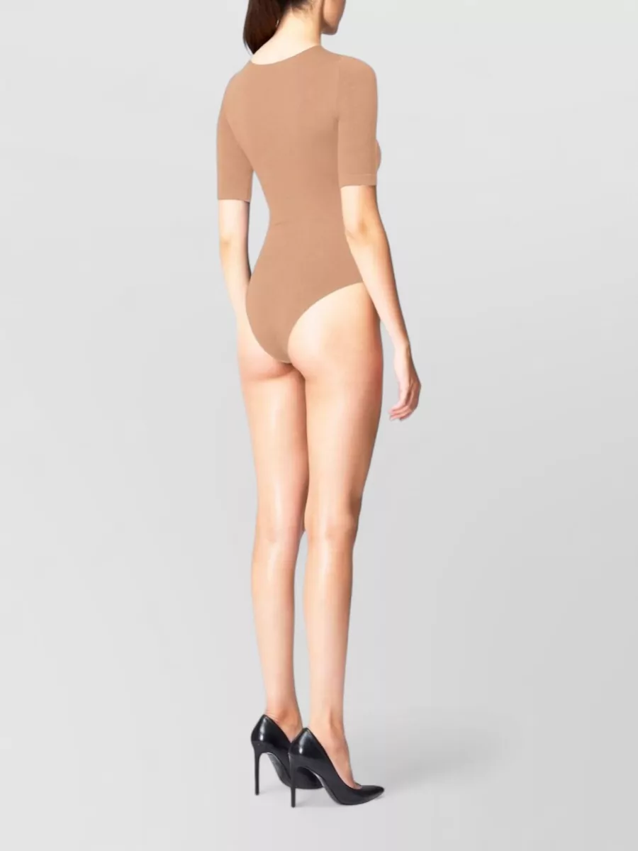 Wolford Bahamas Seamless Stretch Round Neck Bodysuit