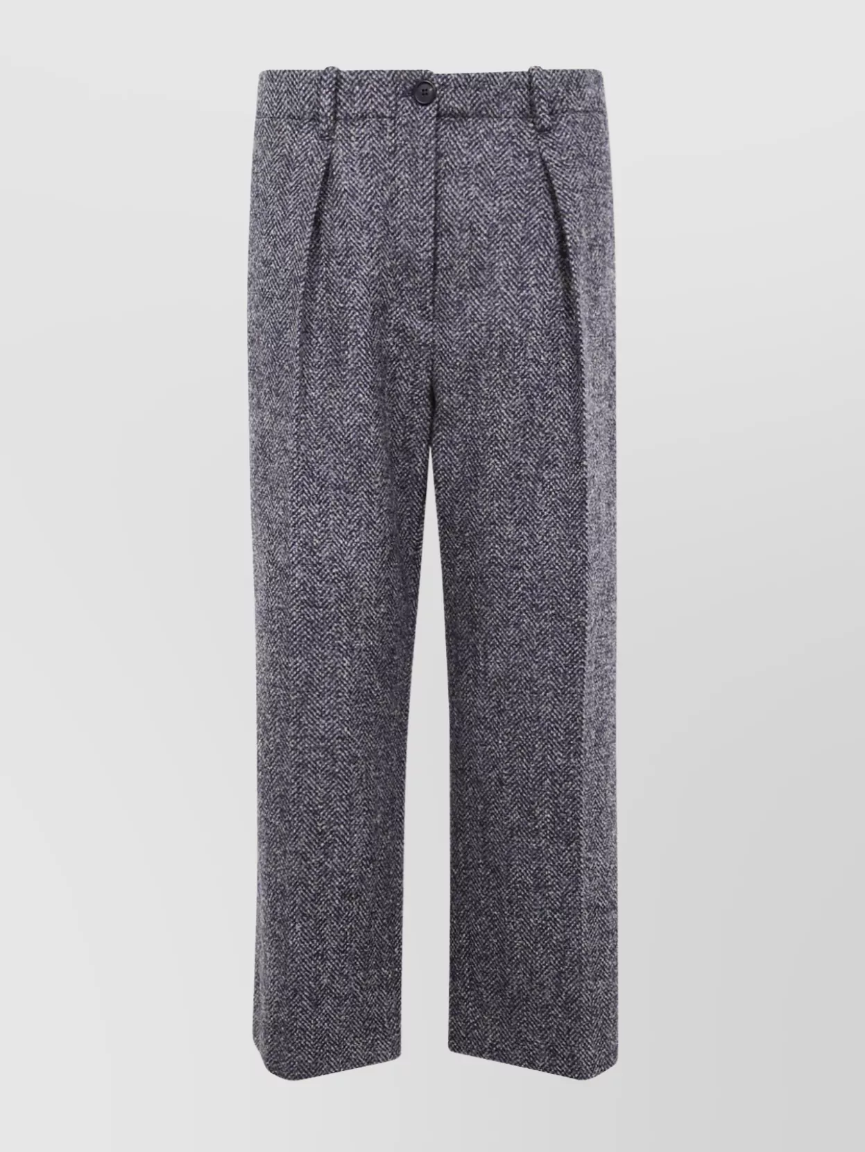 Brunello Cucinelli Tailored Cropped Trousers Pockets In Gray